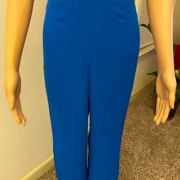 Royal Blue pants jumpsuit 🧿 with lace upper body - Picture 5 of 9